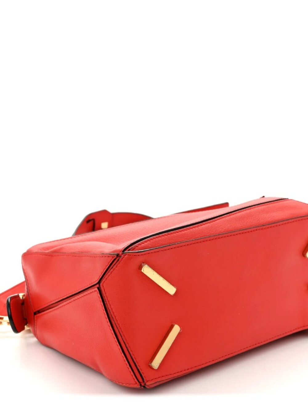 Loewe Calfskin Puzzle Bag Scarlet Shoulder Bag Crossbody - Picture 7 of 13